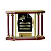 [EX103] Executive 4-Pillar Gold & Rosewood Piano Finish Clock  Thumbnail
