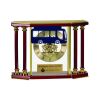 [EX103] Executive 4-Pillar Gold & Rosewood Piano Finish Clock  Thumbnail