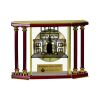 [EX103] Executive 4-Pillar Gold & Rosewood Piano Finish Clock  Thumbnail