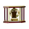[EX103] Executive 4-Pillar Gold & Rosewood Piano Finish Clock  Thumbnail