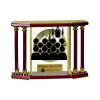 [EX103] Executive 4-Pillar Gold & Rosewood Piano Finish Clock  Thumbnail