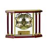 [EX103] Executive 4-Pillar Gold & Rosewood Piano Finish Clock  Thumbnail