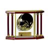 [EX103] Executive 4-Pillar Gold & Rosewood Piano Finish Clock  Thumbnail