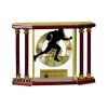 [EX103] Executive 4-Pillar Gold & Rosewood Piano Finish Clock  Thumbnail