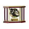 [EX103] Executive 4-Pillar Gold & Rosewood Piano Finish Clock  Thumbnail