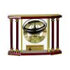 [EX103] Executive 4-Pillar Gold & Rosewood Piano Finish Clock  Thumbnail