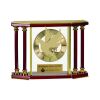 [EX103] Executive 4-Pillar Gold & Rosewood Piano Finish Clock  Thumbnail