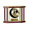 [EX103] Executive 4-Pillar Gold & Rosewood Piano Finish Clock  Thumbnail