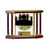 [EX103] Executive 4-Pillar Gold & Rosewood Piano Finish Clock  Thumbnail