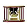[EX103] Executive 4-Pillar Gold & Rosewood Piano Finish Clock  Thumbnail