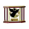 [EX103] Executive 4-Pillar Gold & Rosewood Piano Finish Clock  Thumbnail