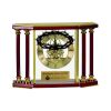[EX103] Executive 4-Pillar Gold & Rosewood Piano Finish Clock  Thumbnail