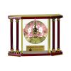 [EX103] Executive 4-Pillar Gold & Rosewood Piano Finish Clock  Thumbnail