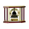 [EX103] Executive 4-Pillar Gold & Rosewood Piano Finish Clock  Thumbnail