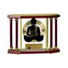 [EX103] Executive 4-Pillar Gold & Rosewood Piano Finish Clock  Thumbnail