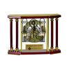 [EX103] Executive 4-Pillar Gold & Rosewood Piano Finish Clock  Thumbnail