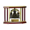 [EX103] Executive 4-Pillar Gold & Rosewood Piano Finish Clock  Thumbnail