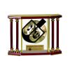[EX103] Executive 4-Pillar Gold & Rosewood Piano Finish Clock  Thumbnail