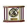 [EX103] Executive 4-Pillar Gold & Rosewood Piano Finish Clock  Thumbnail