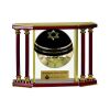 [EX103] Executive 4-Pillar Gold & Rosewood Piano Finish Clock  Thumbnail