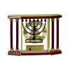 [EX103] Executive 4-Pillar Gold & Rosewood Piano Finish Clock  Thumbnail