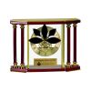 [EX103] Executive 4-Pillar Gold & Rosewood Piano Finish Clock  Thumbnail