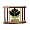 [EX103] Executive 4-Pillar Gold & Rosewood Piano Finish Clock  Thumbnail