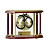 [EX103] Executive 4-Pillar Gold & Rosewood Piano Finish Clock  Thumbnail