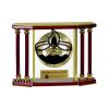 [EX103] Executive 4-Pillar Gold & Rosewood Piano Finish Clock  Thumbnail