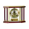 [EX103] Executive 4-Pillar Gold & Rosewood Piano Finish Clock  Thumbnail