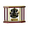[EX103] Executive 4-Pillar Gold & Rosewood Piano Finish Clock  Thumbnail