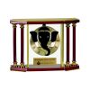 [EX103] Executive 4-Pillar Gold & Rosewood Piano Finish Clock  Thumbnail