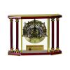 [EX103] Executive 4-Pillar Gold & Rosewood Piano Finish Clock  Thumbnail