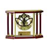[EX103] Executive 4-Pillar Gold & Rosewood Piano Finish Clock  Thumbnail