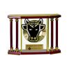 [EX103] Executive 4-Pillar Gold & Rosewood Piano Finish Clock  Thumbnail