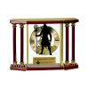 [EX103] Executive 4-Pillar Gold & Rosewood Piano Finish Clock  Thumbnail