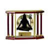 [EX103] Executive 4-Pillar Gold & Rosewood Piano Finish Clock  Thumbnail