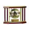 [EX103] Executive 4-Pillar Gold & Rosewood Piano Finish Clock  Thumbnail