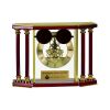 [EX103] Executive 4-Pillar Gold & Rosewood Piano Finish Clock  Thumbnail