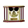 [EX103] Executive 4-Pillar Gold & Rosewood Piano Finish Clock  Thumbnail