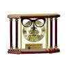 [EX103] Executive 4-Pillar Gold & Rosewood Piano Finish Clock  Thumbnail