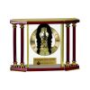 [EX103] Executive 4-Pillar Gold & Rosewood Piano Finish Clock  Thumbnail
