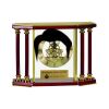 [EX103] Executive 4-Pillar Gold & Rosewood Piano Finish Clock  Thumbnail
