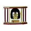 [EX103] Executive 4-Pillar Gold & Rosewood Piano Finish Clock  Thumbnail