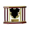 [EX103] Executive 4-Pillar Gold & Rosewood Piano Finish Clock  Thumbnail