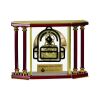 [EX103] Executive 4-Pillar Gold & Rosewood Piano Finish Clock  Thumbnail