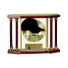 [EX103] Executive 4-Pillar Gold & Rosewood Piano Finish Clock  Thumbnail