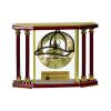 [EX103] Executive 4-Pillar Gold & Rosewood Piano Finish Clock  Thumbnail