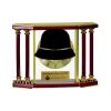 [EX103] Executive 4-Pillar Gold & Rosewood Piano Finish Clock  Thumbnail
