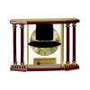 [EX103] Executive 4-Pillar Gold & Rosewood Piano Finish Clock  Thumbnail